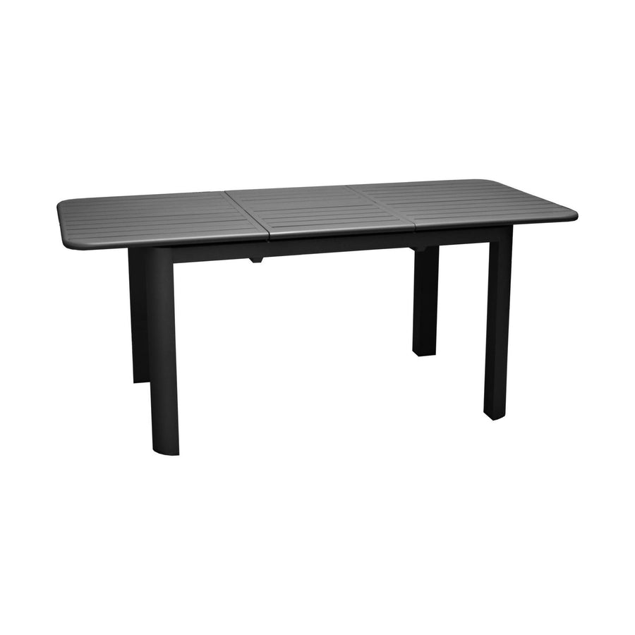 Table Eos — table de terrasse extensible à allonge papillon intégrée