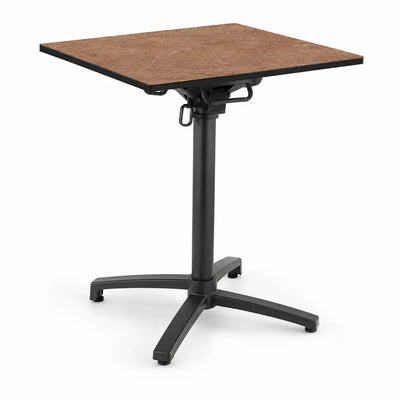 Table complète rabattable Verona - Compact 65 x 65 cm