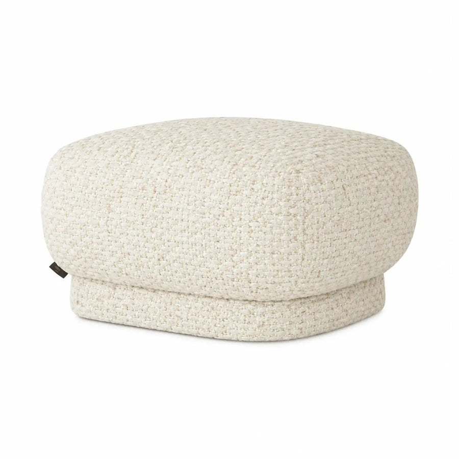 Pouf Louna — pouf d'appoint rembourré sans angle pour zone d'accueil