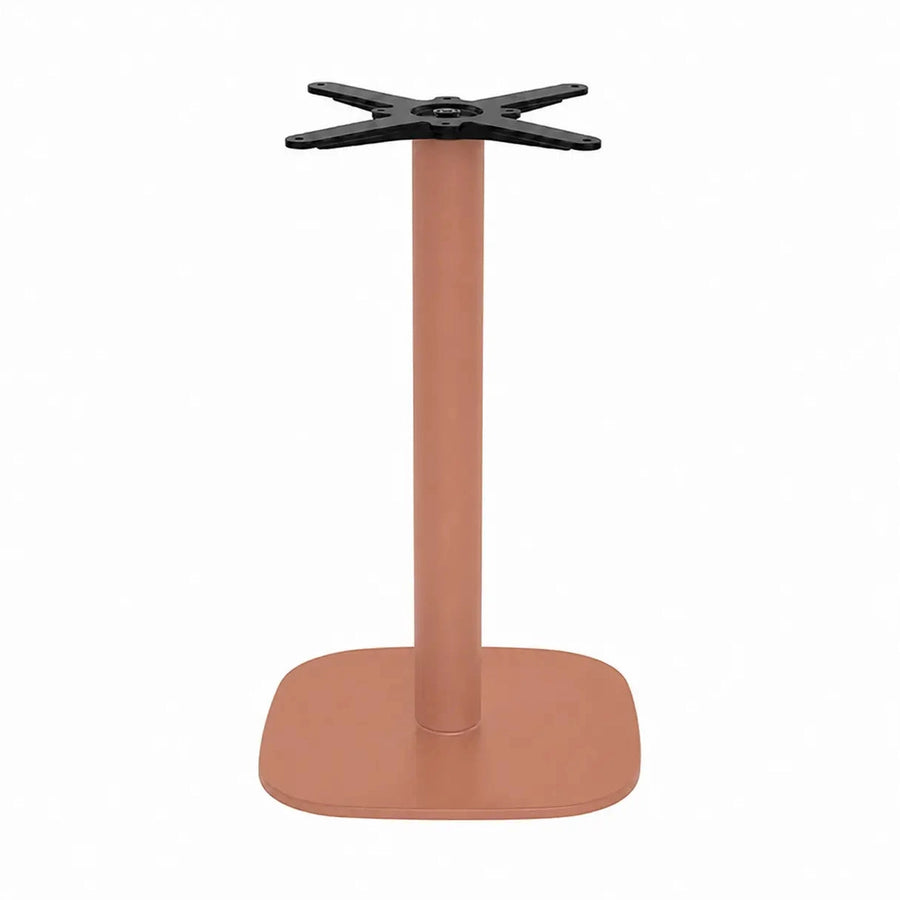 Piètement de table Rita 73 cm — base carrée grande capacité pour tables communes