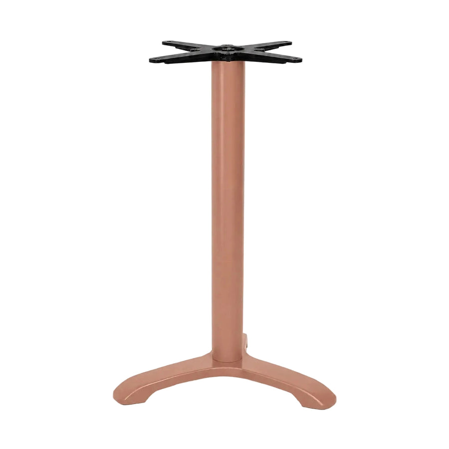 Piètement de bar Bella 3 branches 108 cm — base tripode mange-debout fonte d'acier