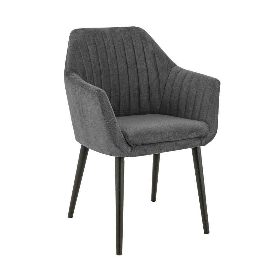 Fauteuil Marcel — fauteuil de bar à cocktails en velours à accoudoirs arrondis