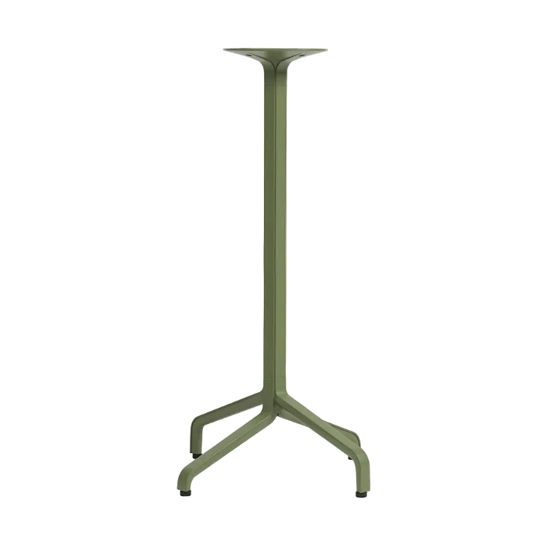 Piètement Frasca 108 cm — base mange-debout aluminium à pied central quatre branches