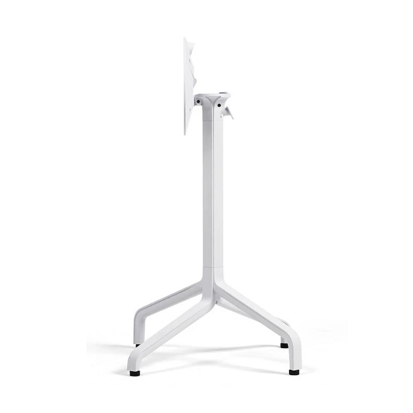 Piètement Frasca 73 cm rabattable — base aluminium pliante et encastrable