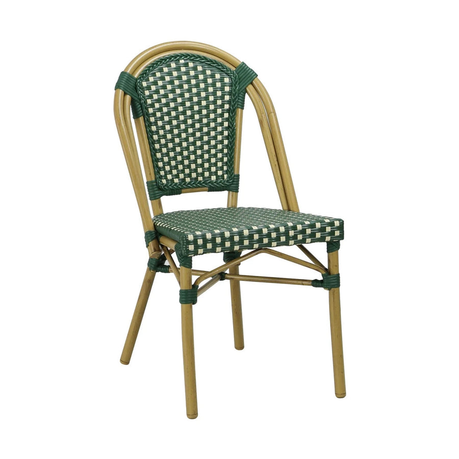 Chaise Paris 3 — chaise de terrasse bistrot en aluminium à ligne sobre