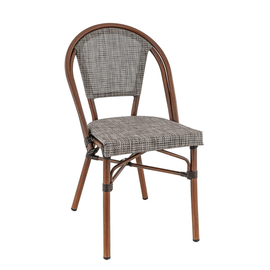 Chaise Milano — chaise de terrasse la plus légère, aluminium et Textilène aéré