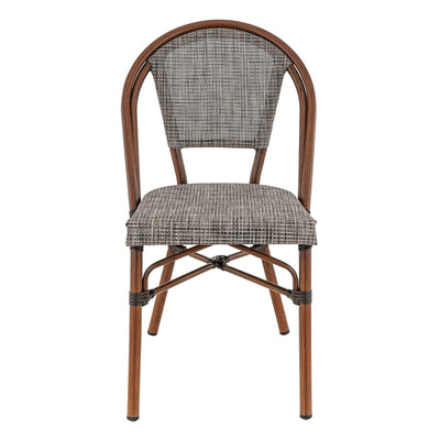 Chaise Milano — chaise de terrasse ultra-légère, coloris Gris et Beige
