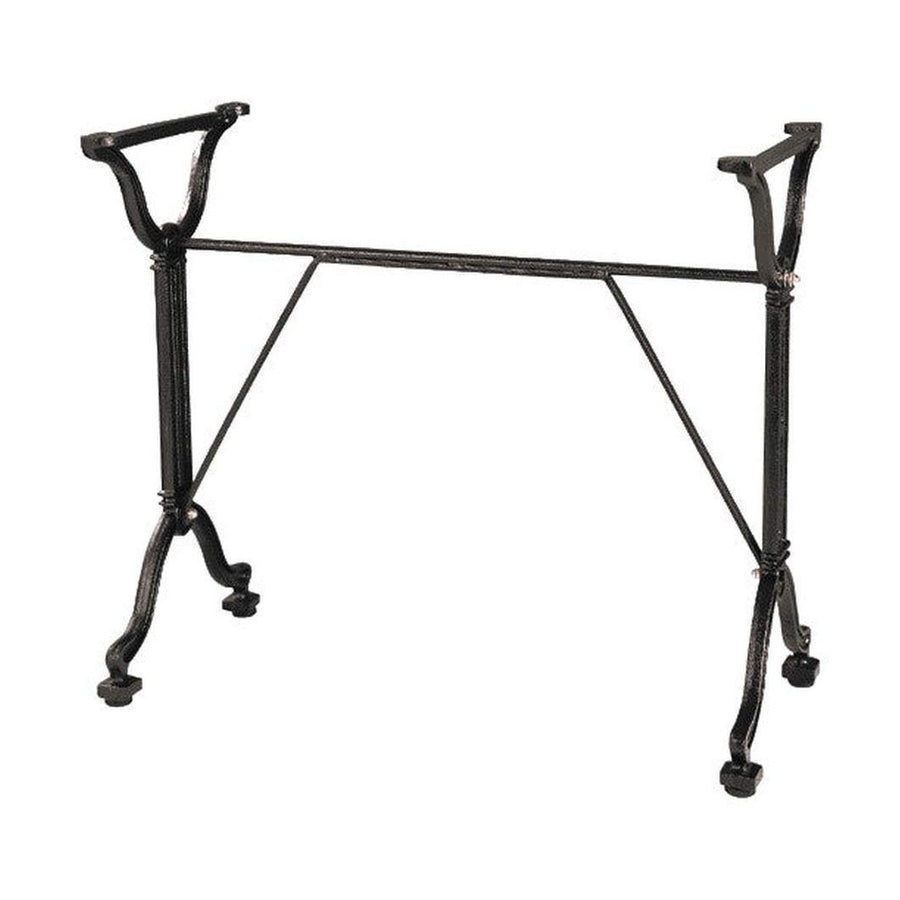 Piètement Vintage Large — structure industrielle quatre pieds pour plateau long
