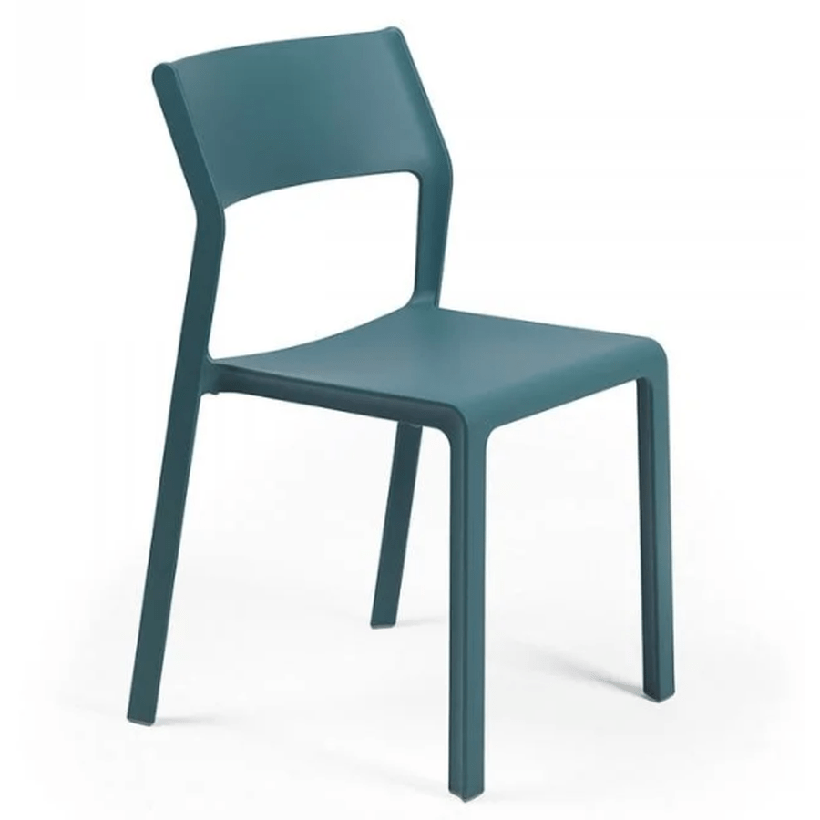 Trill Bistrot — chaise de terrasse à dossier plein étroit coupe-vent