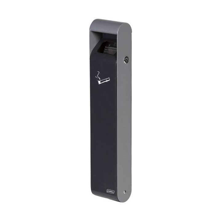 Cendrier Oscar 3 L — cendrier installable au mur ou sur pied, format étroit