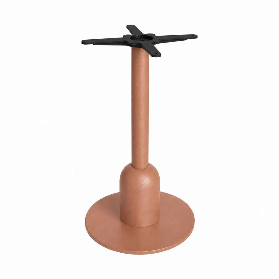 Piètement de table Tyna 73 cm — base fonte d'acier ronde pour salle de restaurant