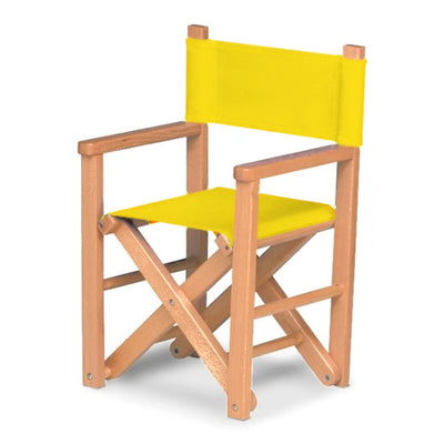 Fauteuil metteur en scène enfant Dakota — huile de lin, toile Jaune 003