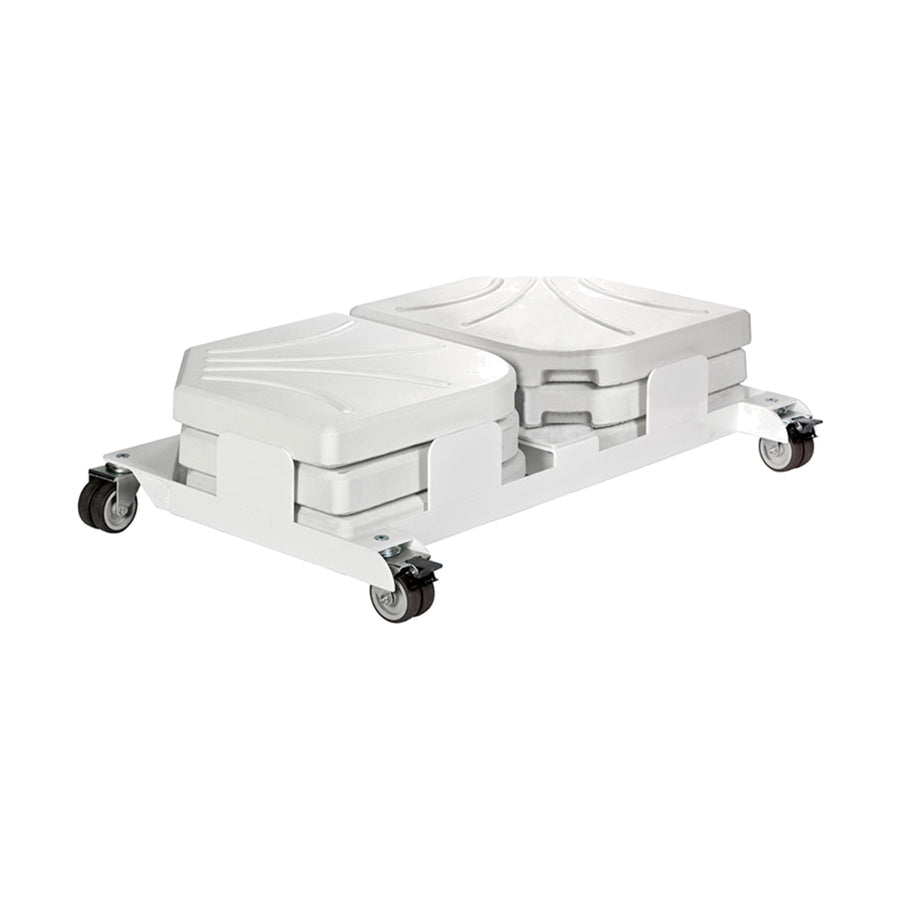 Base latérale à roulettes Kit Flexo Ezpeleta blanc