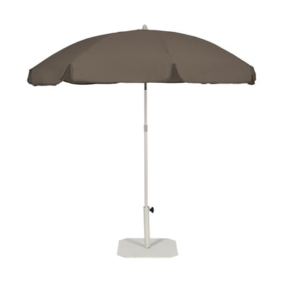 Parasol Ons Ø 200 cm Ezpeleta, toile taupe