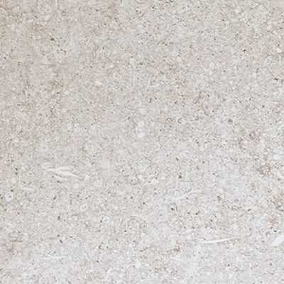 Plateau en grès cérame White Fossil, détail de surface