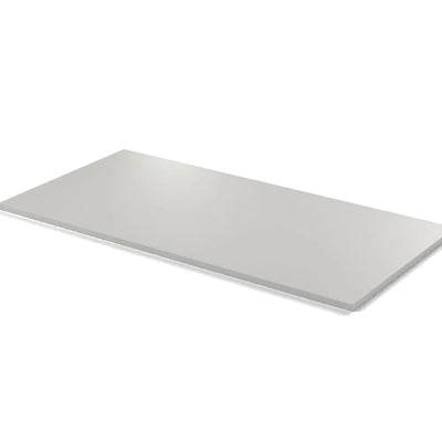 Plateau mélaminé Essentiel rectangulaire 19 mm — coloris Gris clair