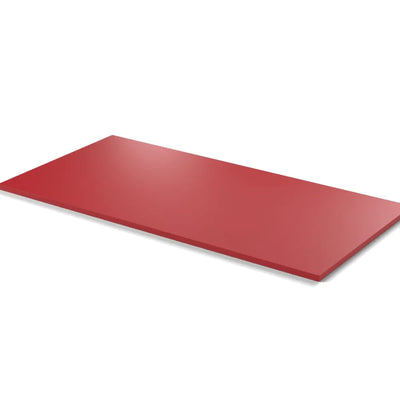 Plateau mélaminé Essentiel rectangulaire 19 mm — coloris Rouge