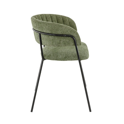 Fauteuil Milo — fauteuil tapissé tissu Aragon, vue complémentaire