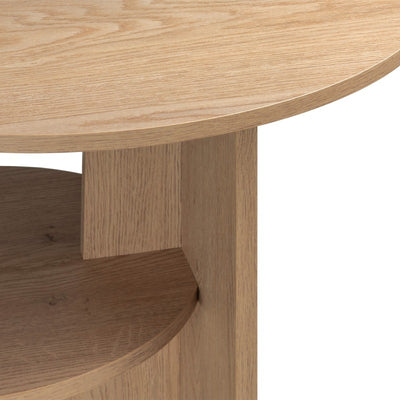 Table d'appoint Eso 2 plateaux — Chêne