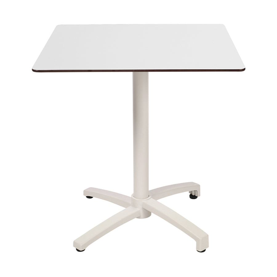 Table Kos Ezpeleta, structure blanc, plateau blanc