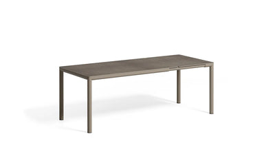 Table extensible Tevere stratifié Nardi – coloris gris tourterelle – 147/211