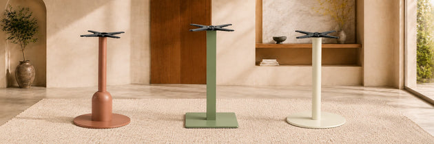 Piétements de tables intérieur