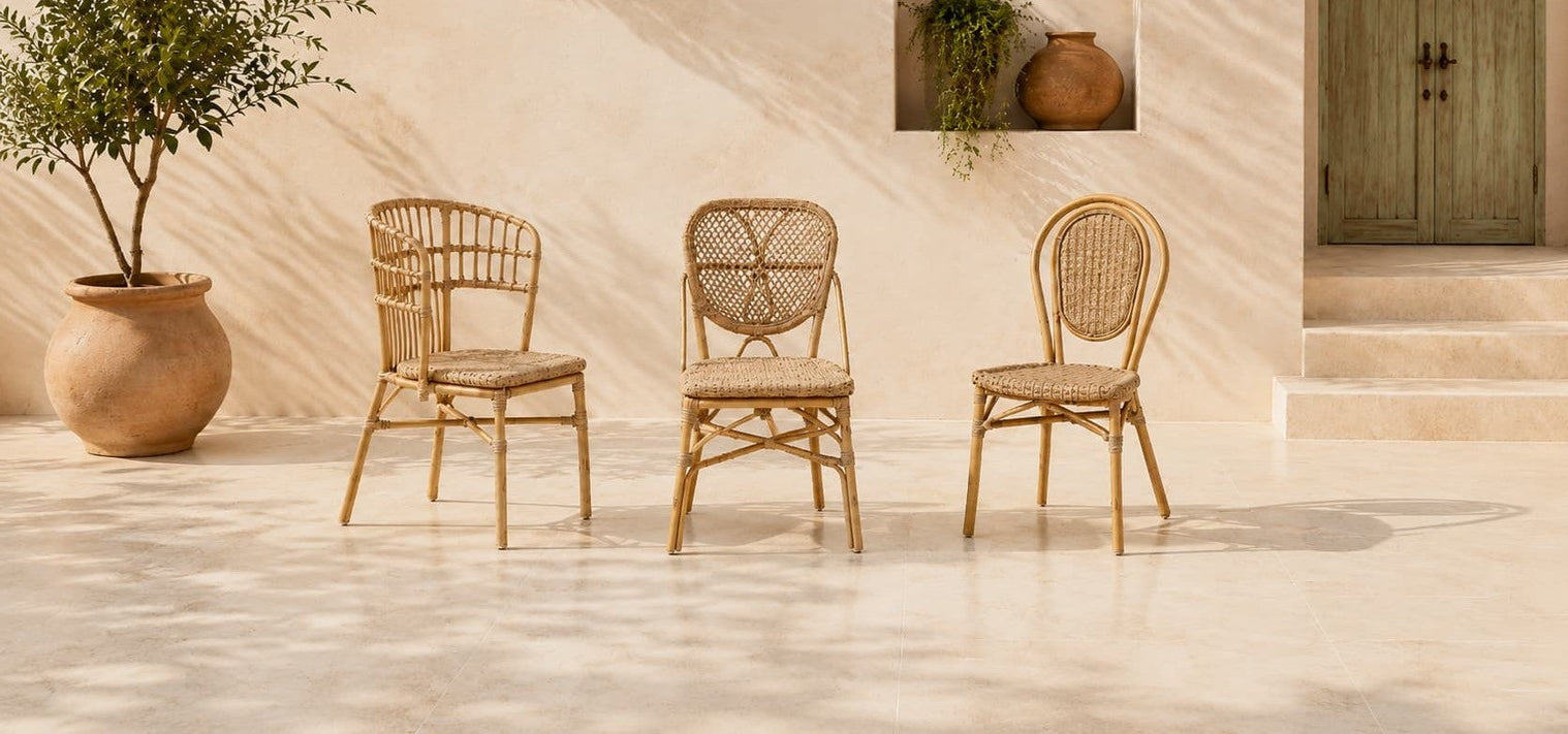 Chaises Rotin
