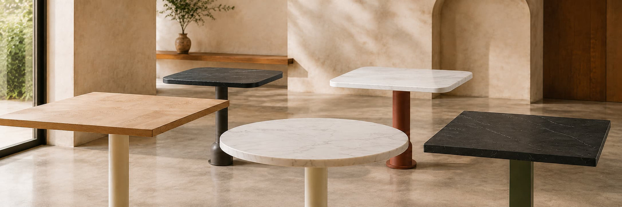 Plateaux de tables intérieur