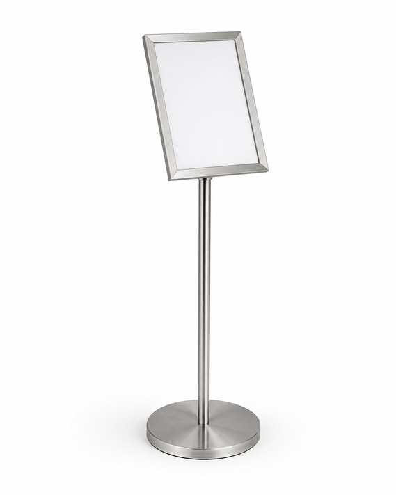 Porte-menu sur pied