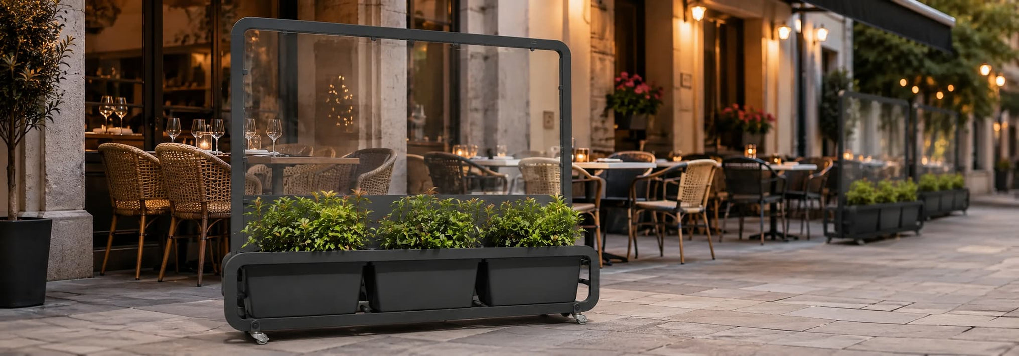 Séparateurs et jardinières