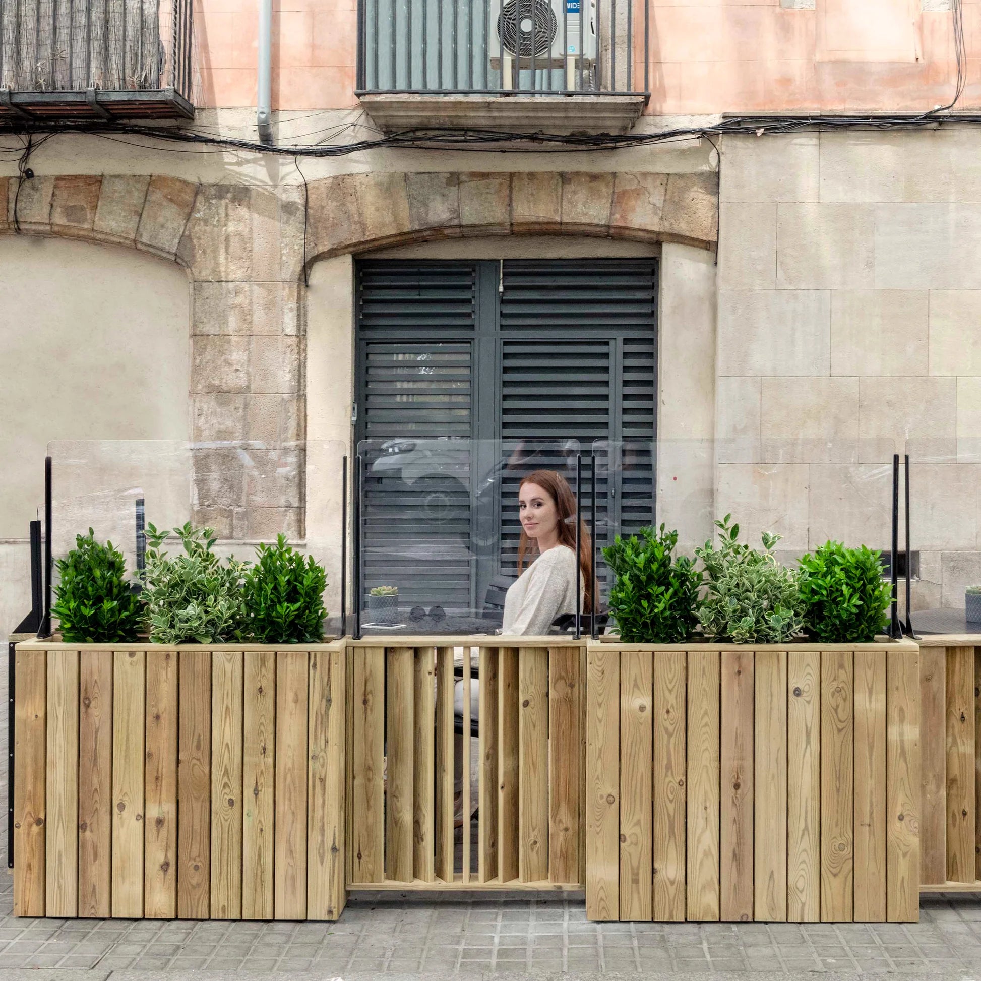 Eleonore jardinière autoportante 100 × 44,5 cm