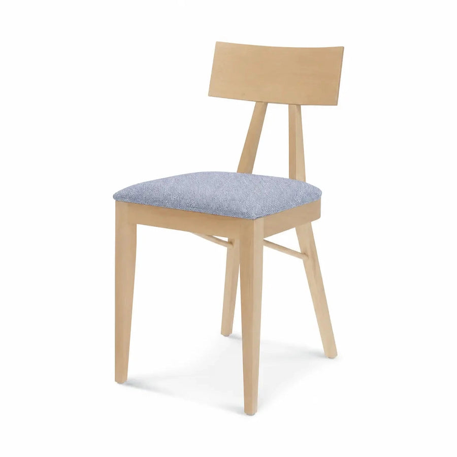 Chaise Tokyo — chaise de restaurant en hêtre massif, coloris Ciel M70