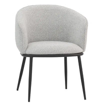 Fauteuil Salerno — fauteuil d'accueil à coque rembourrée sur structure métal verni