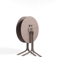 Plateau stratifié rond Nardi Ø70 sur piètement Flute