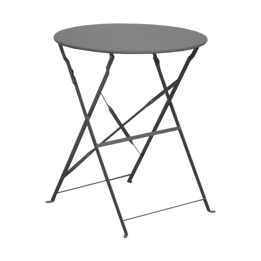 Guéridon Cuba rond ø60 cm — guéridon de terrasse pliant en acier époxy