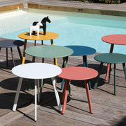 Lot de 3 tables basses Massaï Ø40, Ø45 et Ø50 cm