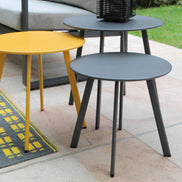 Lot de 3 tables basses Massaï Ø40, Ø45 et Ø50 cm