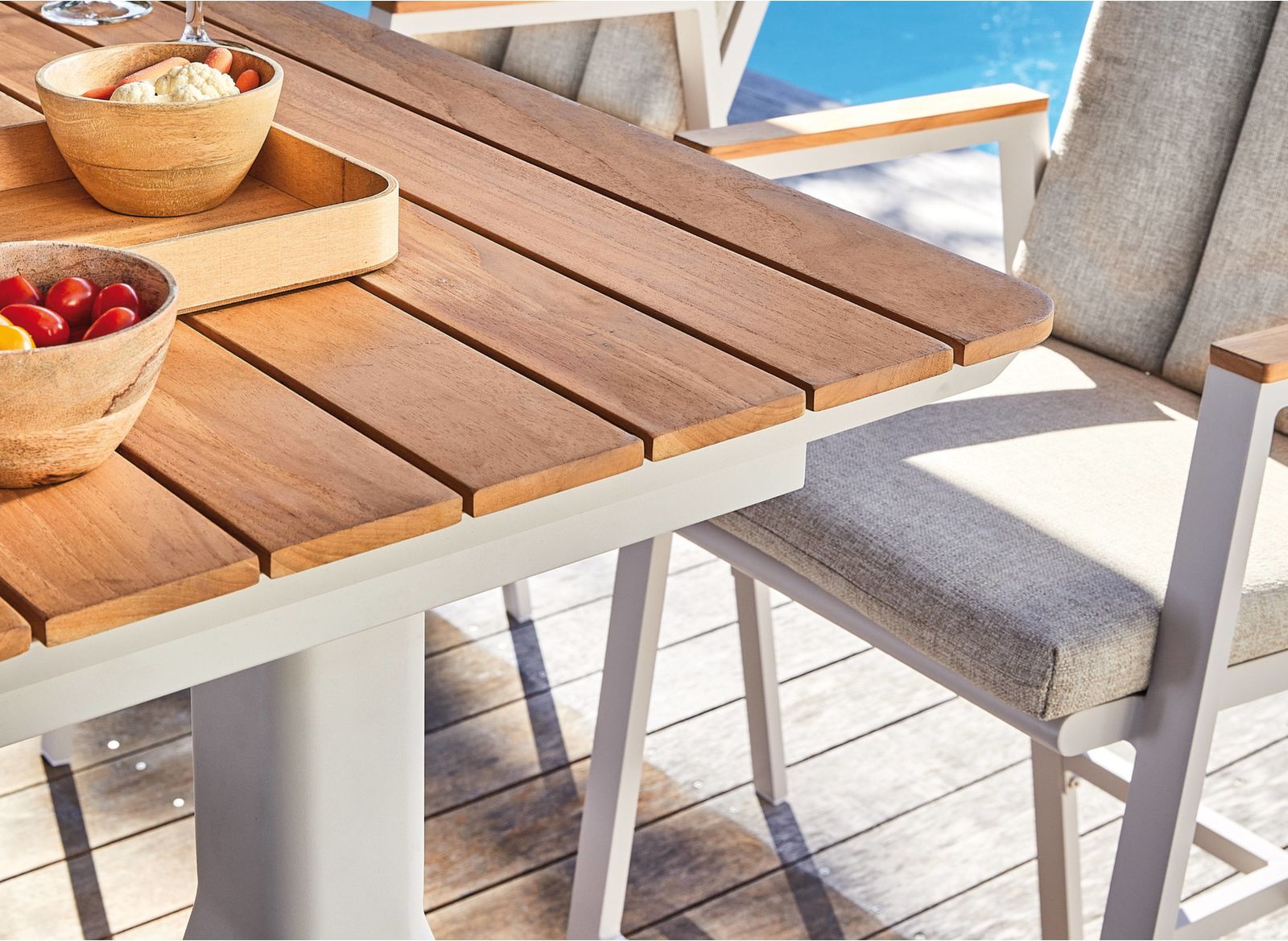 Table haute Leather