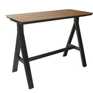 Table haute Leather