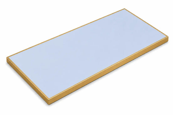 Plateau de table Capri rectangle – Chant laiton bakélisé