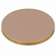 Plateau de table Capri rond – Chant laiton bakélisé