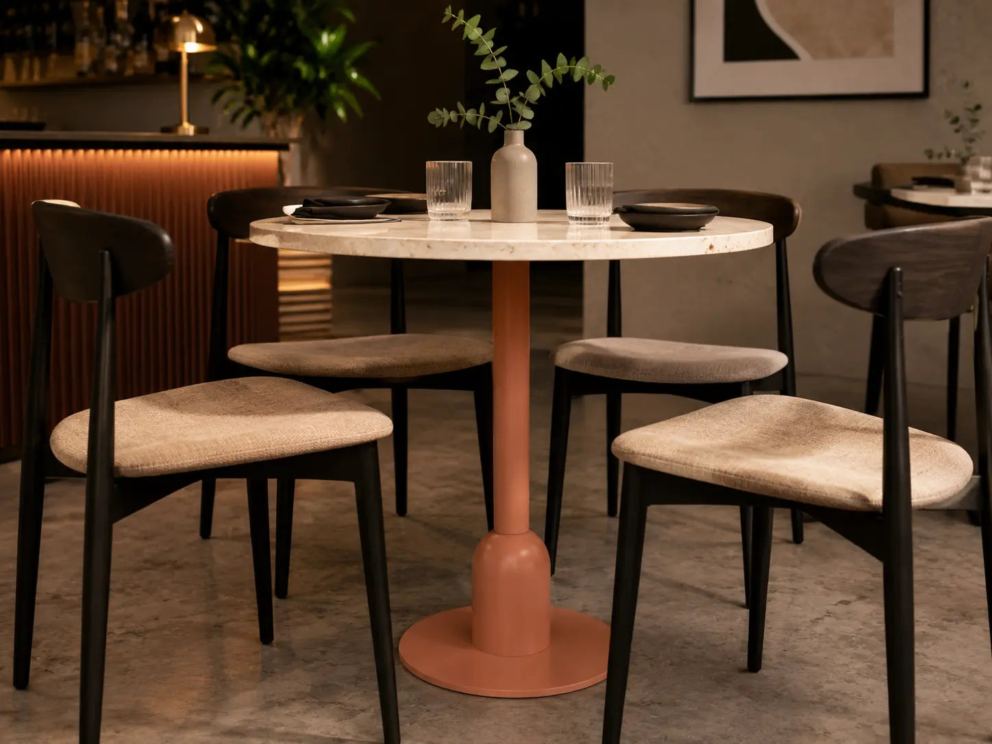 Piètement de bar Tyna 108 cm