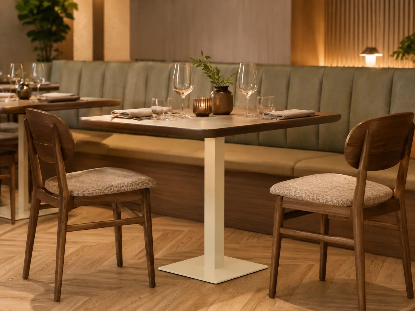 Piètement de bar Lionel carré 108 cm