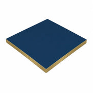 Plateau de table Capri carré – Chant PVC effet laiton