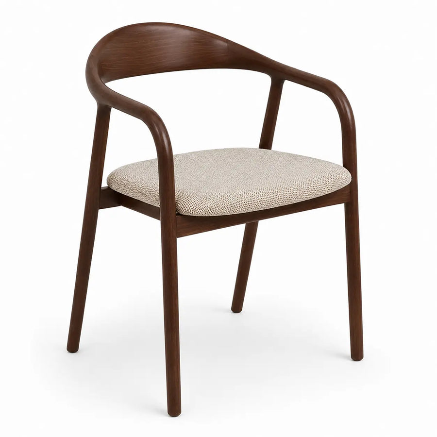 Fauteuil Irish — fauteuil de restaurant empilable à accoudoirs arrondis en hêtre