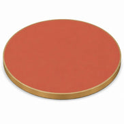 Plateau de table Capri rond – Chant laiton bakélisé