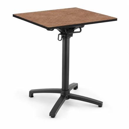 Table complète rabattable Verona - Compact 65 x 65 cm