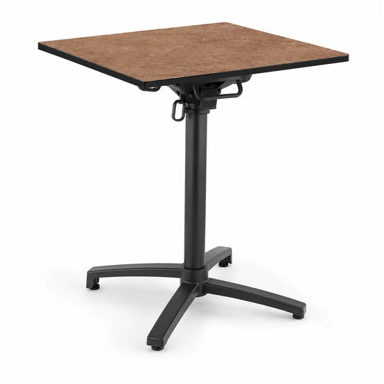 Table complète rabattable Verona - Compact 65 x 65 cm