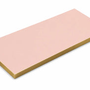 Plateau de table Capri rectangle – Chant PVC effet laiton