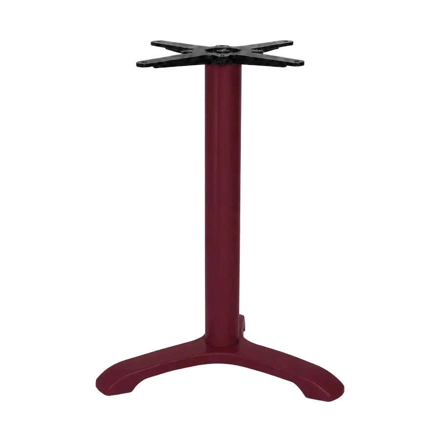 Piètement de table Bella 3 branches 73 cm — base tripode dégageant les jambes